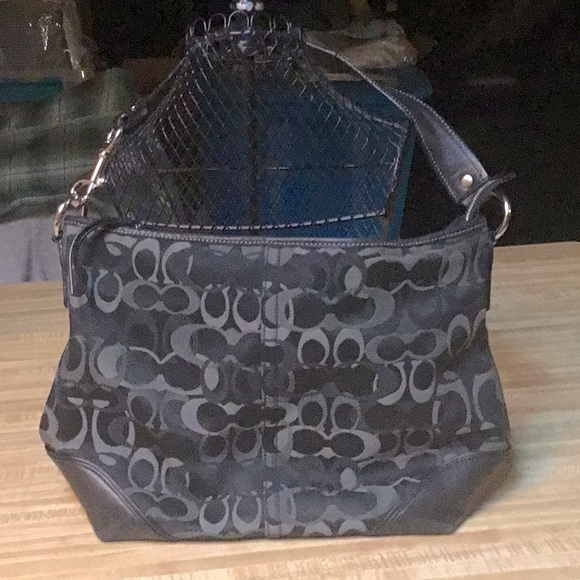 Coach Handbags - Coach Canvas & Leather Bag🎁🎁SALE🎁🎁